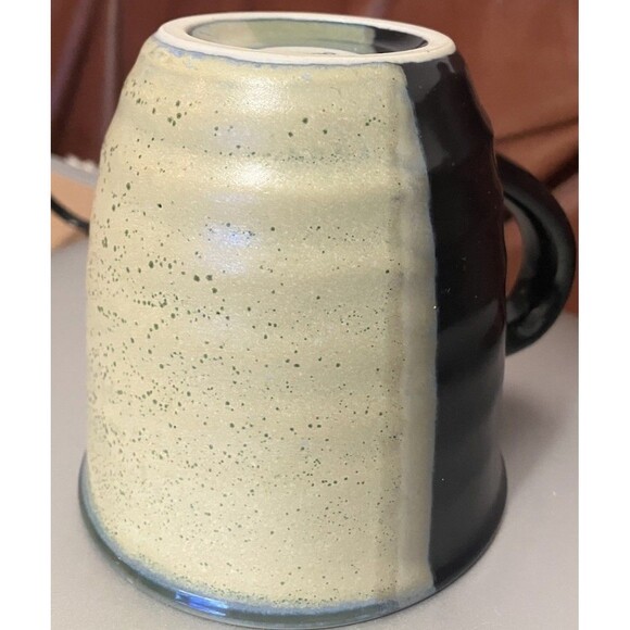 Sango Gold Dust Blue Brown Mug, Earthenware Mug, 12 Ounces Urban campfire mug - Picture 4 of 15